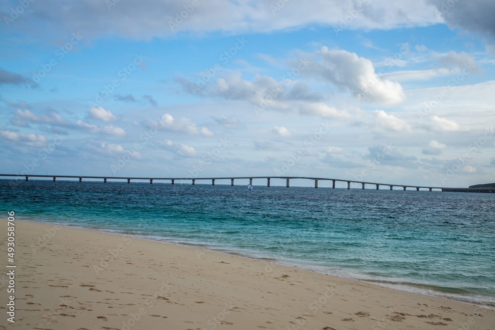 宮古島　与那覇前浜ビーチの風景