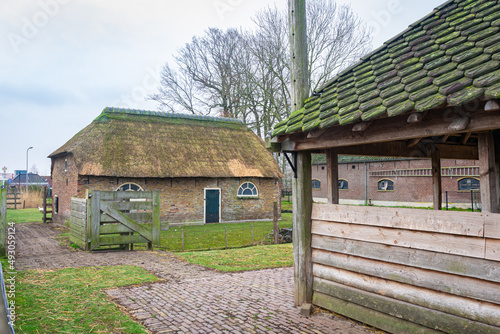 Old Dutch stable and farm, now serving as petting zoo