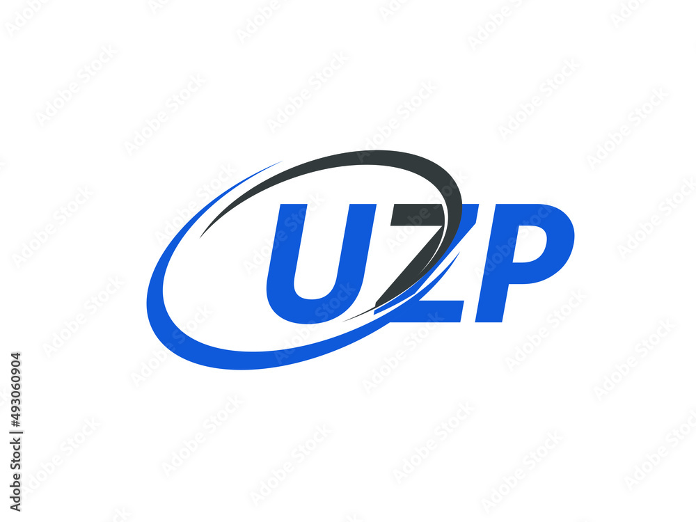 UZP letter creative modern elegant swoosh logo design UZP letter creative modern elegant swoosh logo design