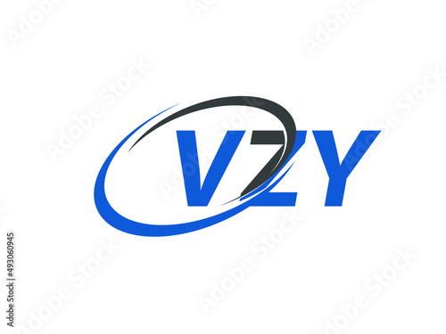 Free Download VZY letter creative modern elegant swoosh logo design - GFXLoad