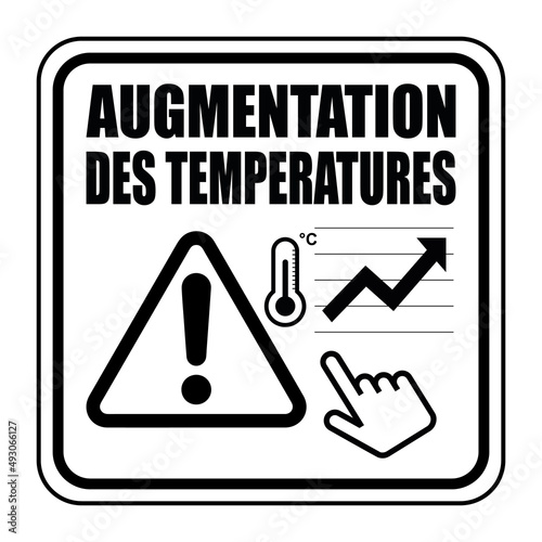 Logo augmentation des températures.