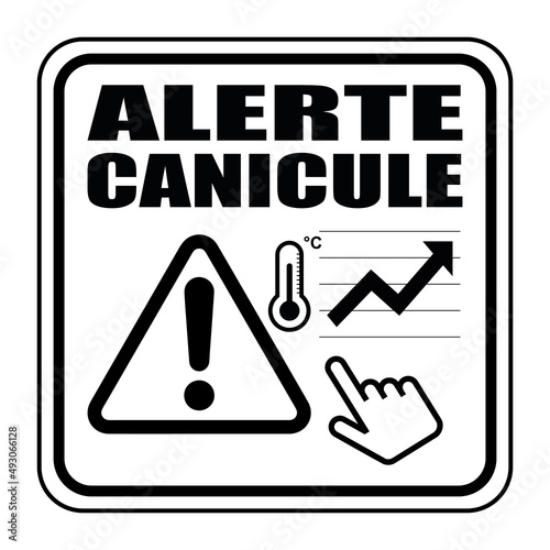 Logo alerte canicule.