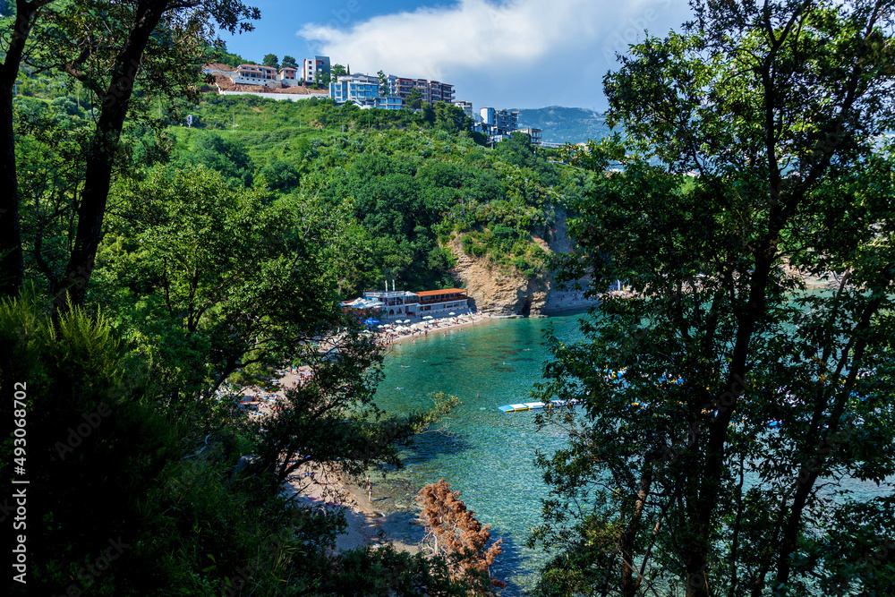 Beautiful sea landscapes in Montenegro