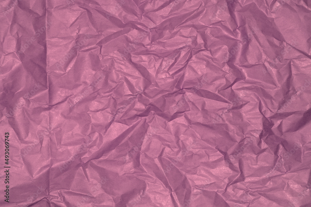 Purple crumpled paper texture Purple crumpled paper texture