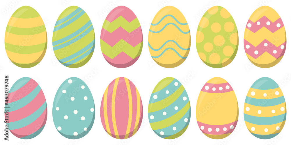 collection painted easter eggs collection painted easter eggs
