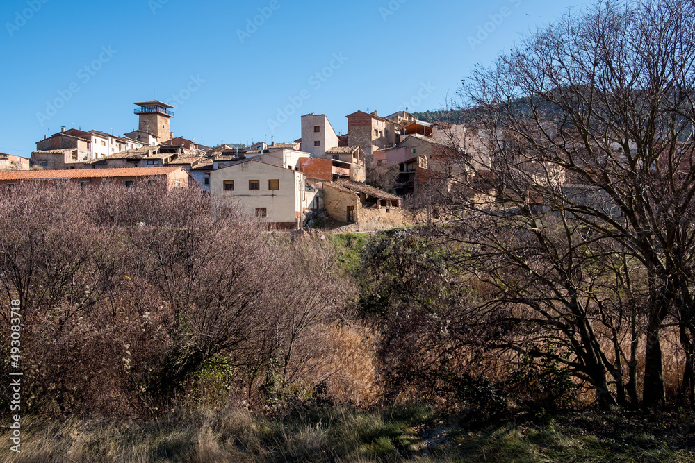 Fuentespalda Village. Matarranya. Teruel province
