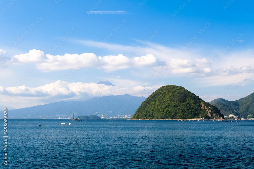 静岡県沼津市 内浦湾の風景