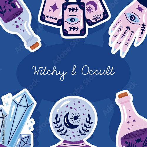 witchy and occult lettering