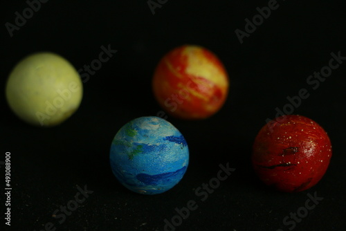 toy colorful planets