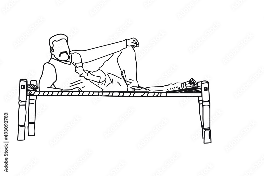 1773 How Draw Person Lying Down Images Stock Photos  Vectors   Shutterstock
