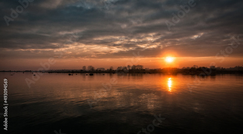 Spring sea sunset over the swedish bay © Piotr Wawrzyniuk