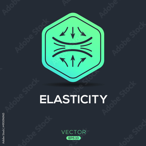 Creative (Elasticity) Icon, Vector sign.