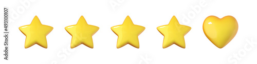 Heart instead of a fifth star. Loyalty and customer choice. The evaluation of visitors. Quality level, good service. Best customer rating. Feedback.