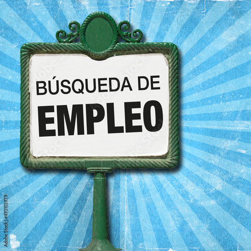 Panel de anuncios, vintage comic style, aviso de reclutamiento de personal. 