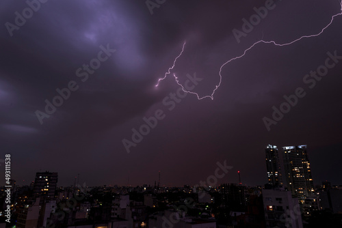 Lightning Storm in Buenos Aires