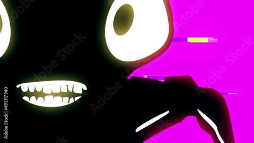 Cartoon Disco Dancers Freaks. Part of a collection