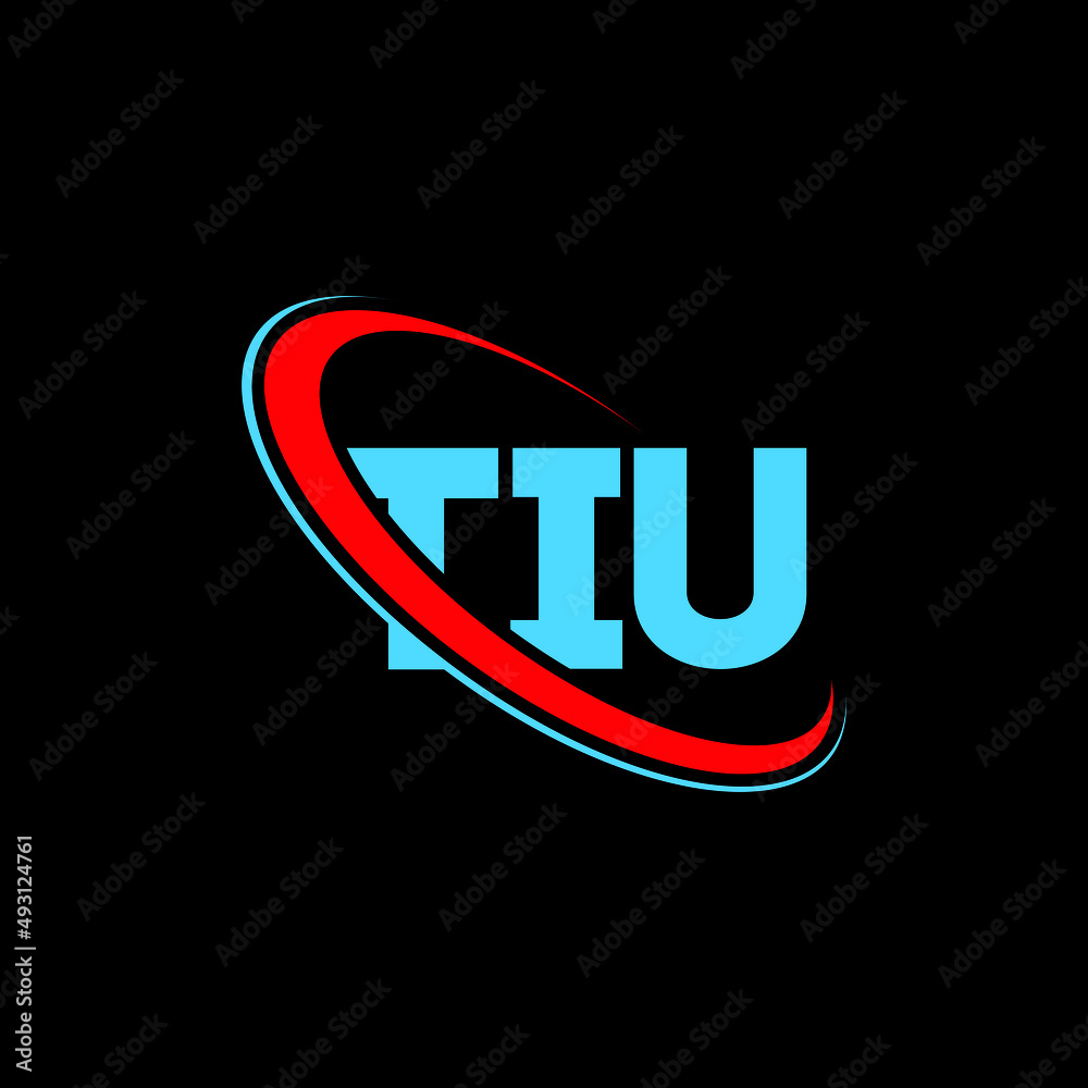 TIU logo. TIU letter. TIU letter logo design. Initials TIU logo linked ...