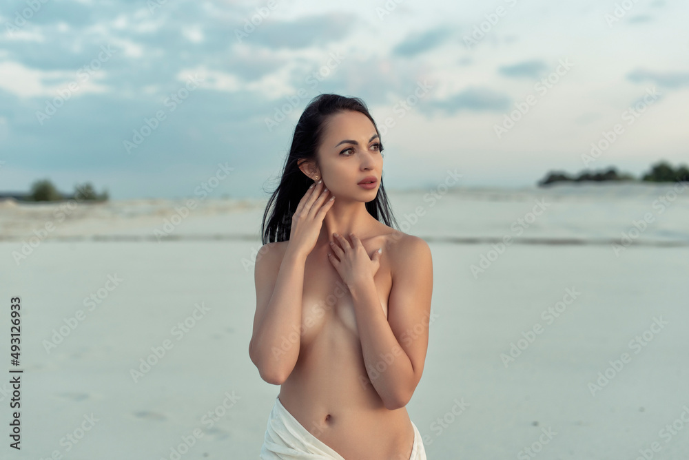 Young pretty ukrainian brunette woman Young pretty ukrainian brunette woman