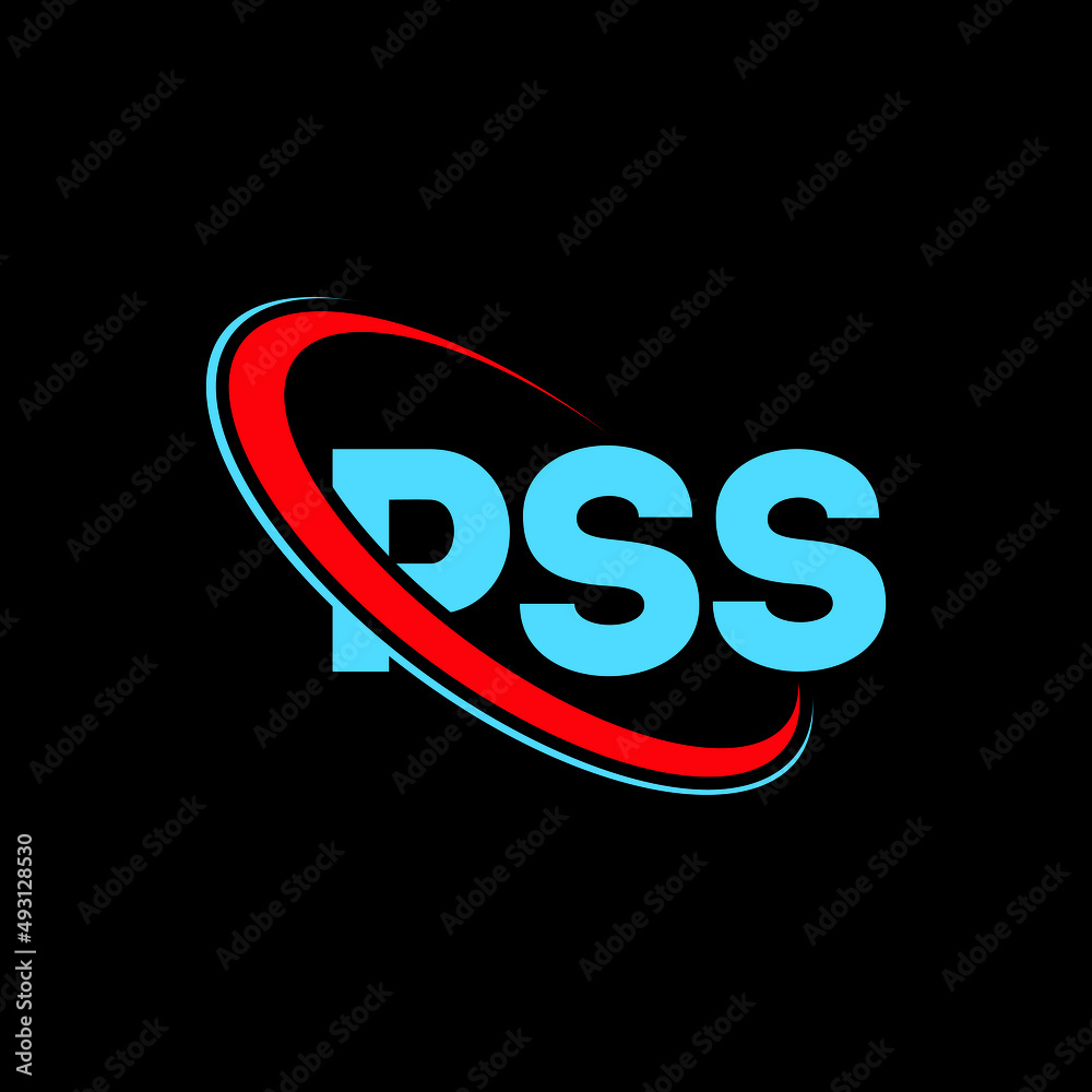 PSS logo. PSS letter. PSS letter logo design. Initials PSS logo linked ...