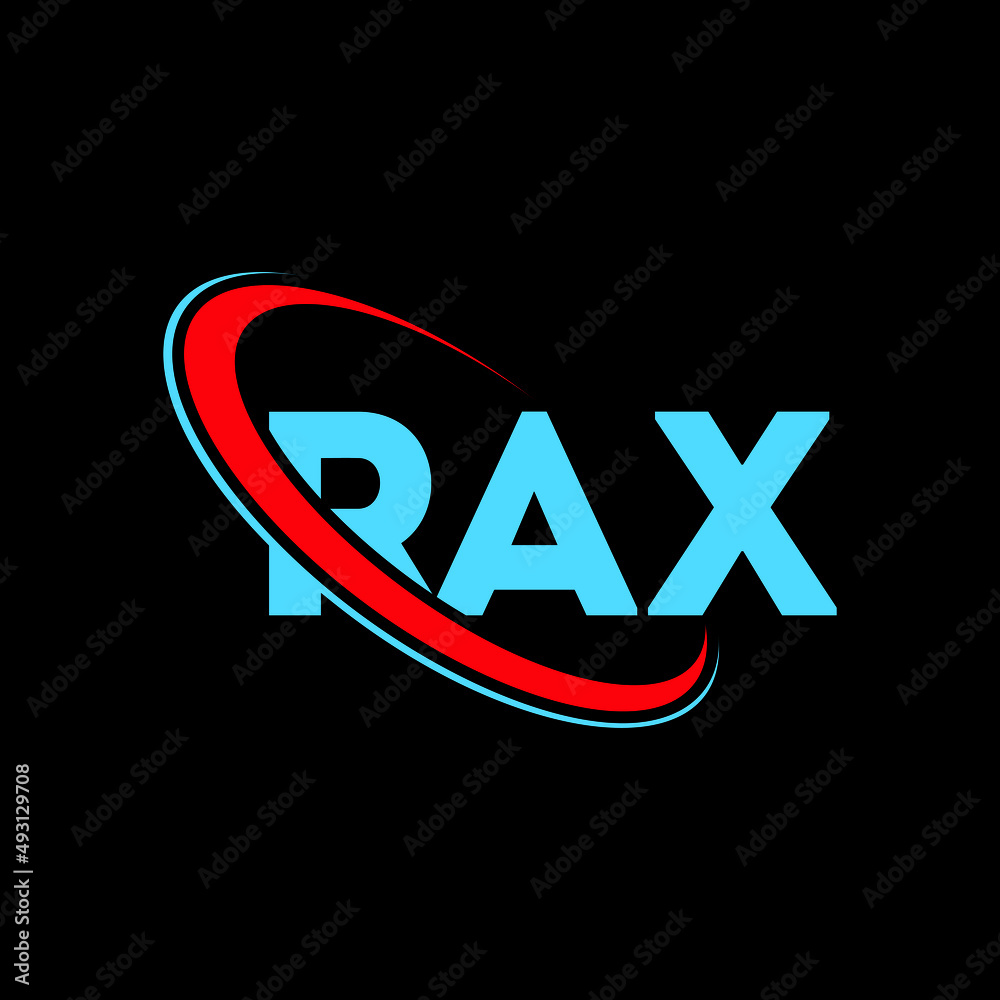 RAX logo. RAX letter. RAX letter logo design. Intitials RAX logo linked ...