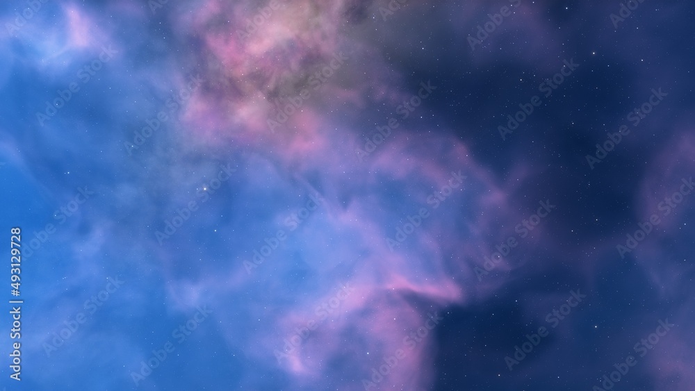 Space background with stardust and shining stars. Realistic cosmos and color nebula. Colorful galaxy. 3d illustration Space background with stardust and shining stars. Realistic cosmos and color nebula. Colorful galaxy. 3d illustration