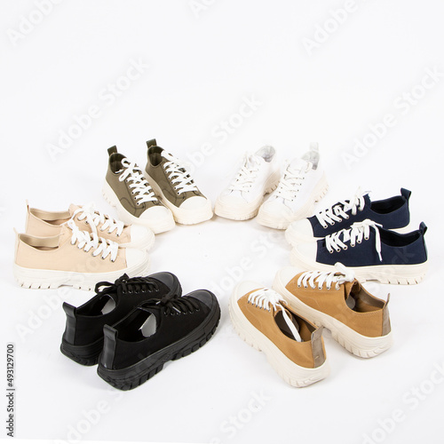 shoes isolated on white