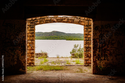 Canvas Print Sunset - Villa del Dique, Cordoba, Argentina