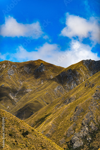 Mountain scenery in New Zealand