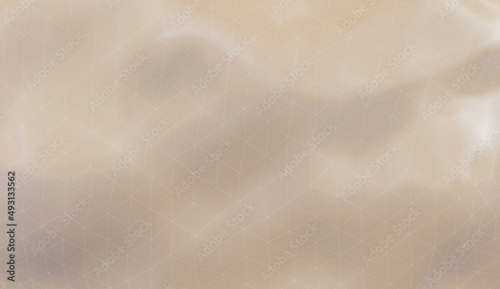 Neutral background with 3d triangles. Lines pattern. - obrazy, fototapety, plakaty 
