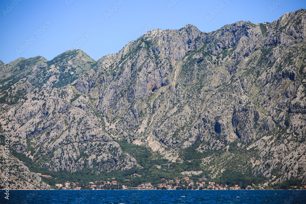 Beautiful view of mountains in Montenegro