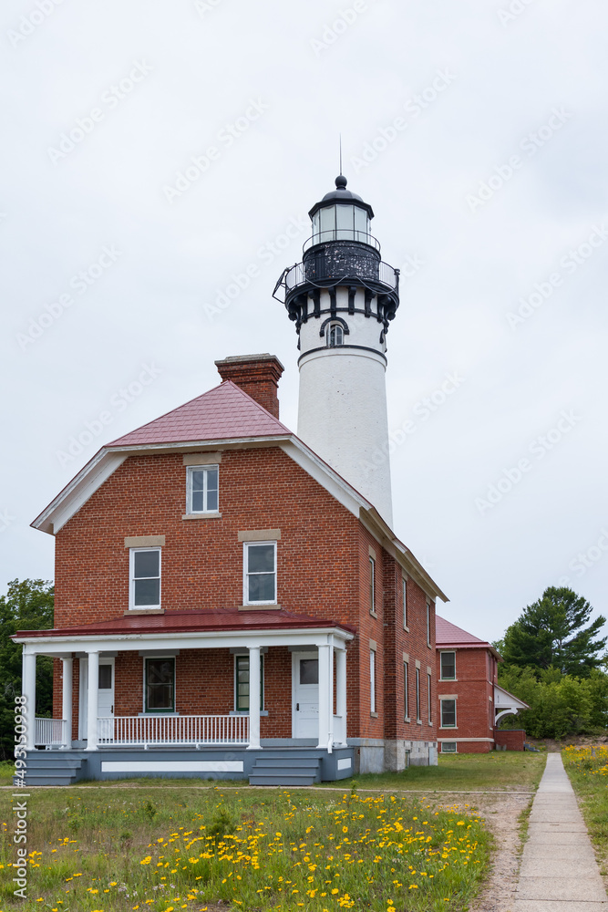Au Sable Light Station, UP, Michigan, Pictured Rocks National Lakeshore, USA