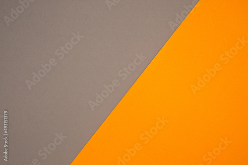 Gray and an orange paper color for the background