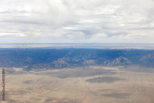 New Mexico Mountains Aerial View © Caitlin Custer