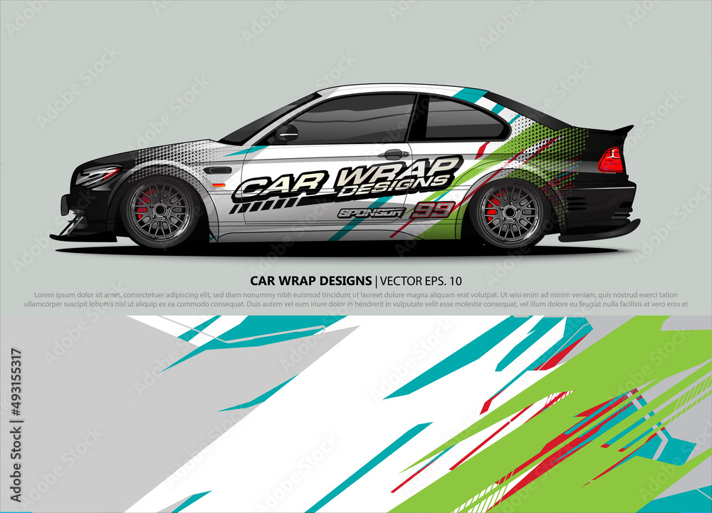 race car Livery for vehicle wrap design vector
race car Livery for vehicle wrap design vector