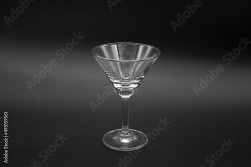 martini glass on black background,Include Clipping Path.