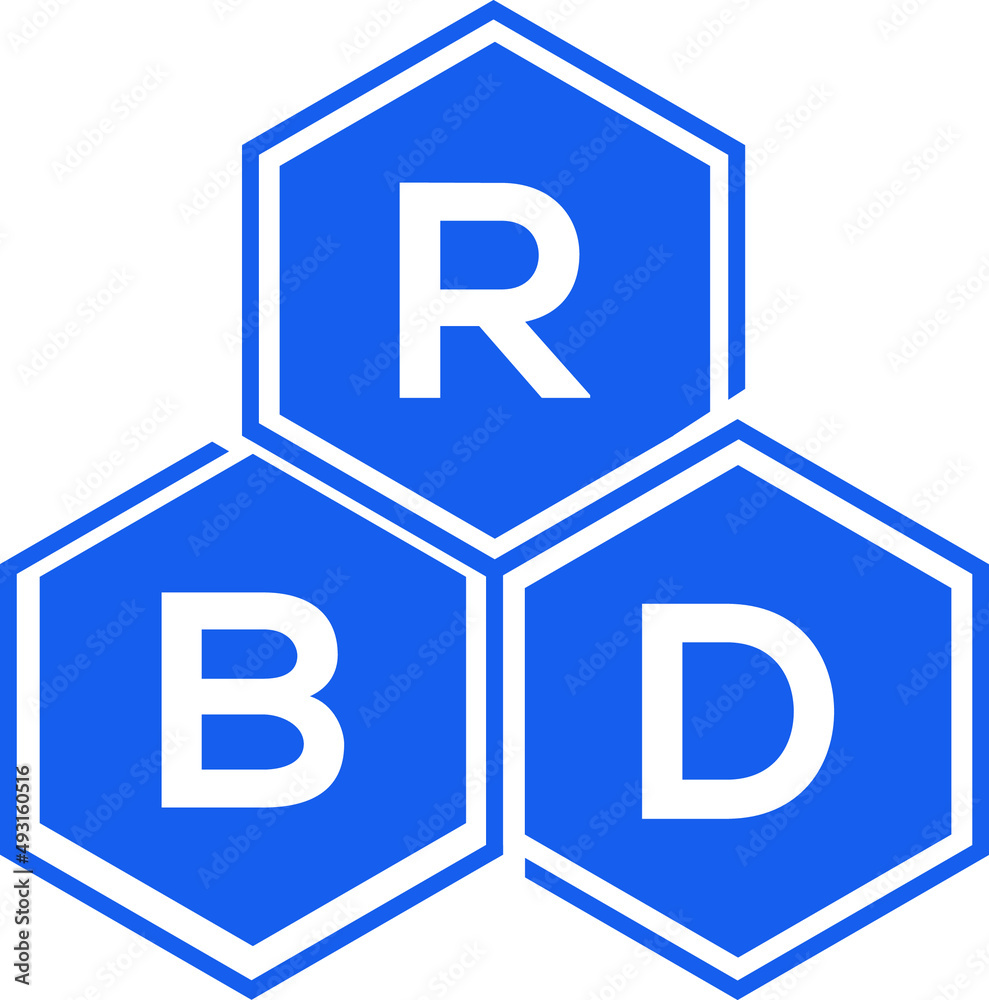 RBD letter logo design on black background. RBD creative initials letter logo concept. RBD letter design. RBD letter logo design on black background. RBD creative initials letter logo concept. RBD letter design.