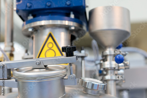 Obraz na plátně industrial stainless steel mixing machine