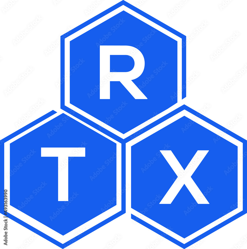 RTX letter logo design on White background. RTX creative initials letter logo concept. RTX letter design. RTX letter logo design on White background. RTX creative initials letter logo concept. RTX letter design.