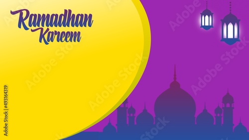 ramadhan kareem ilustrasi background