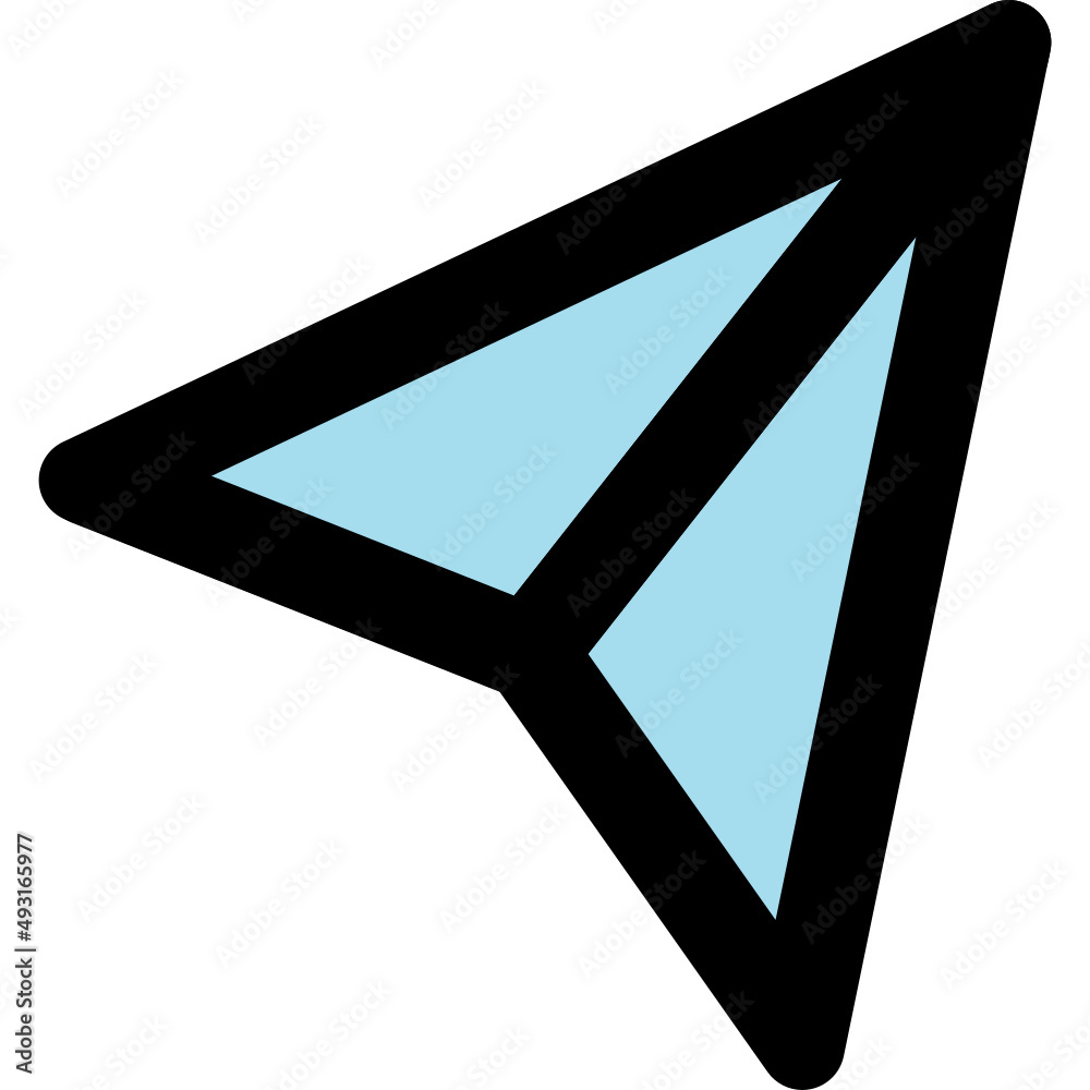 paper airplane icon vector paper airplane icon vector