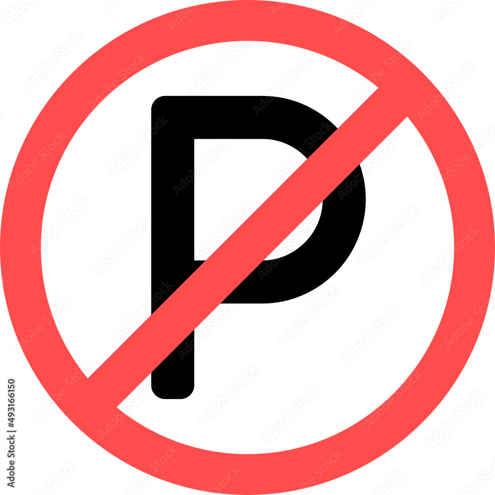no parking icon vector no parking icon vector
