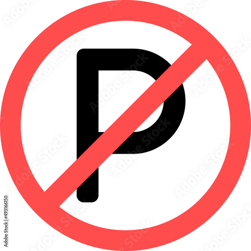 no parking icon vector