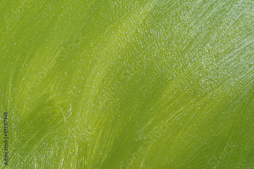uneven light olive-green solid background with reflections, close