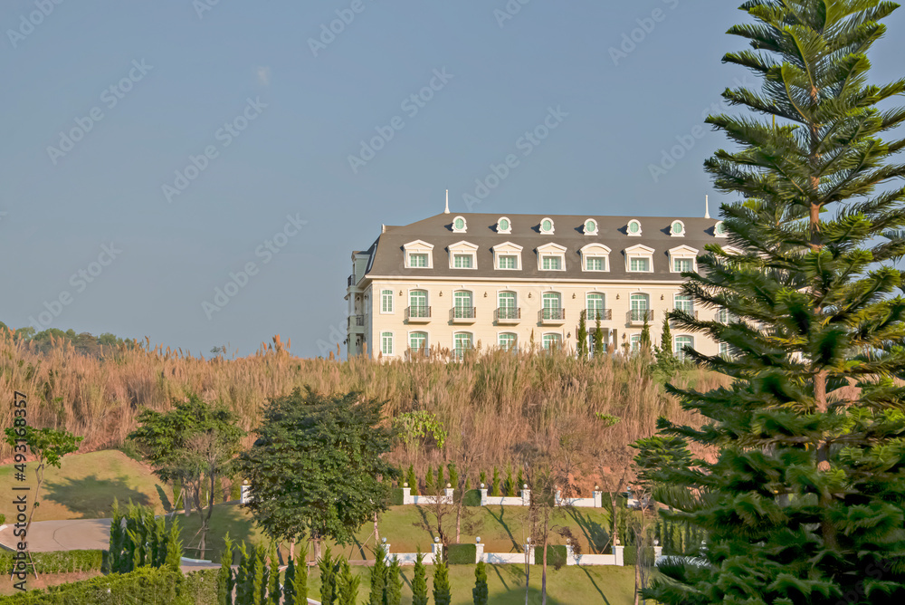 Fototapeta premium A building built for tourists to visit