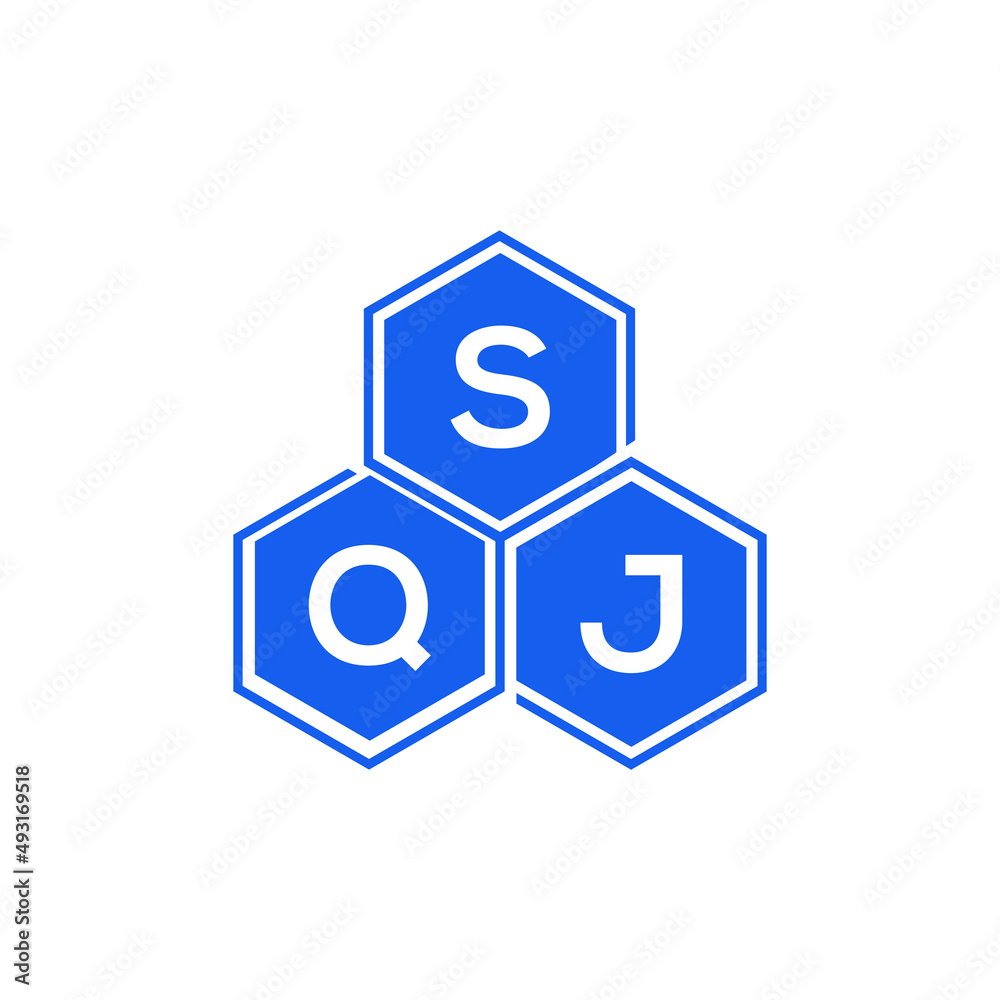 SQJ letter logo design on White background. SQJ creative initials letter logo concept. SQJ letter design. SQJ letter logo design on White background. SQJ creative initials letter logo concept. SQJ letter design.