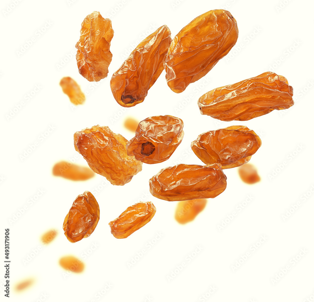 Light grapes levitate on a white background Light grapes levitate on a white background