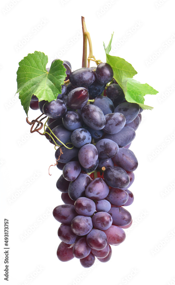 Fototapeta premium Grapes on a white background