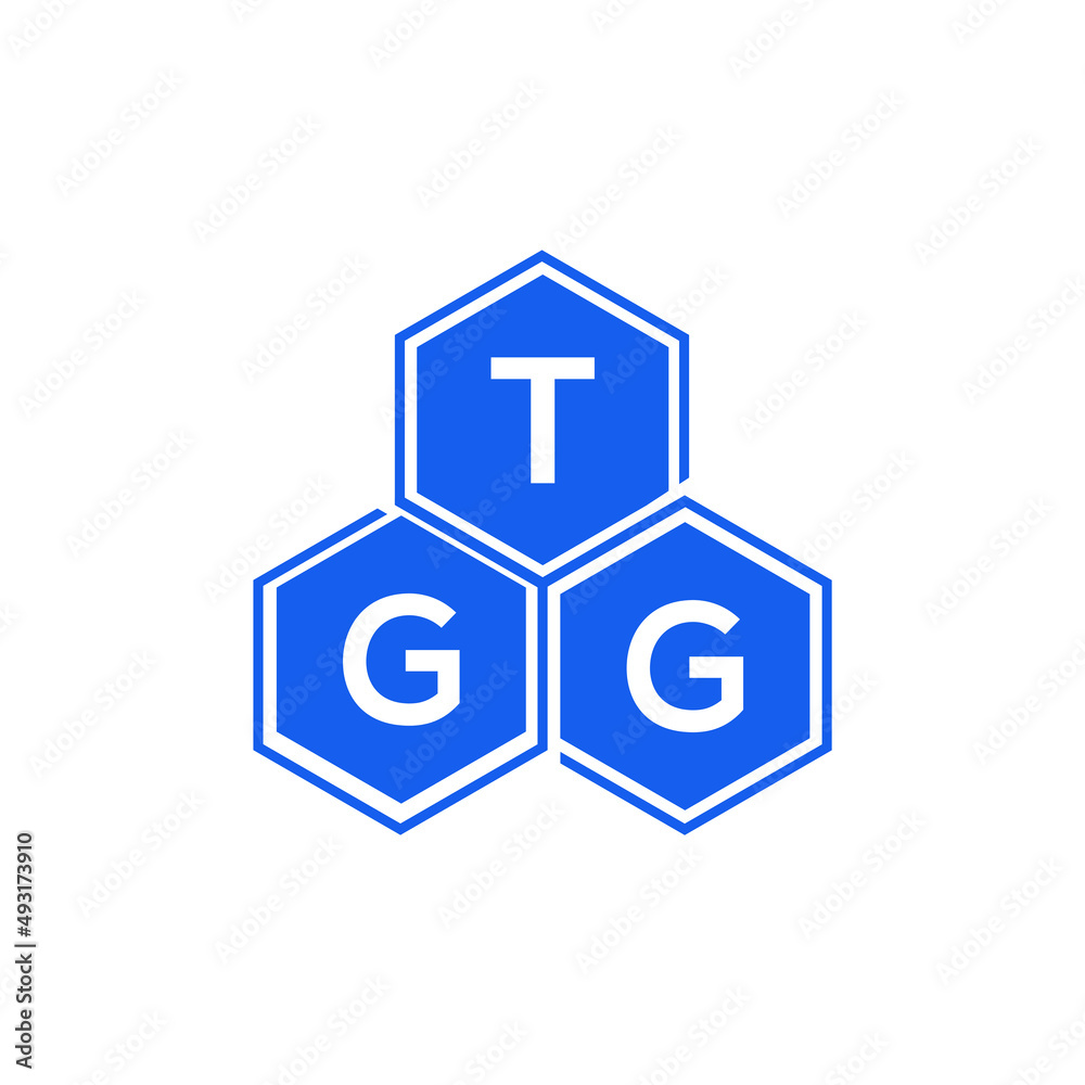 TGG letter logo design on black background. TGG  creative initials letter logo concept. TGG letter design.