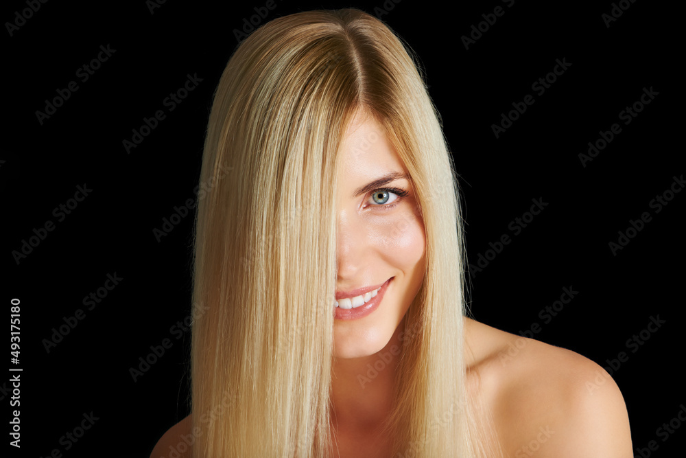 Lovely locks of blonde. Head and shoulders shot of a beautiful young woman. Lovely locks of blonde. Head and shoulders shot of a beautiful young woman.