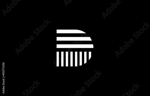 Letter D Logo Design Vector Stock illustration . D Logo Design Vector Stock.